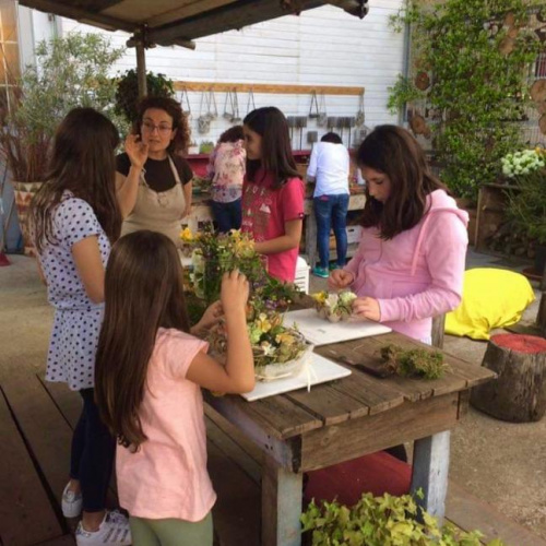 corso di flower design per bambini, corso di green design per bambini, Bologna